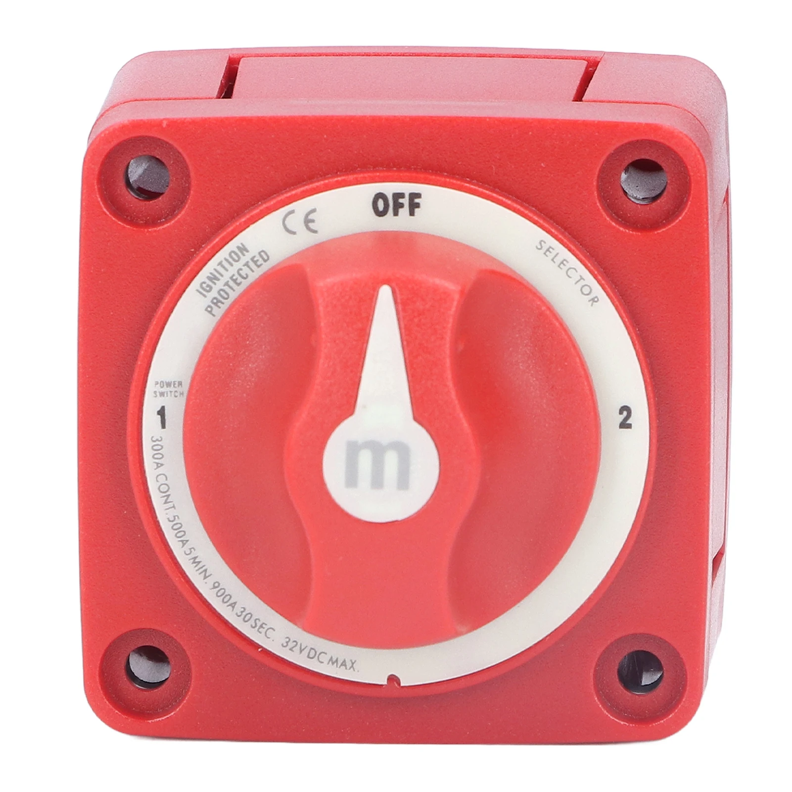 Battery Isolator Battery Disconnect Switch IP66 Waterproof  Circuit 300A 3 Studs for Car Truck Trailer RV for Marine Boat