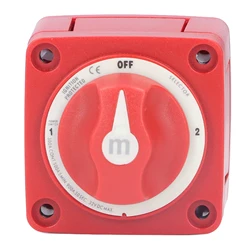 Battery Isolator Battery Disconnect Switch IP66 Waterproof  Circuit 300A 3 Studs for Car Truck Trailer RV for Marine Boat