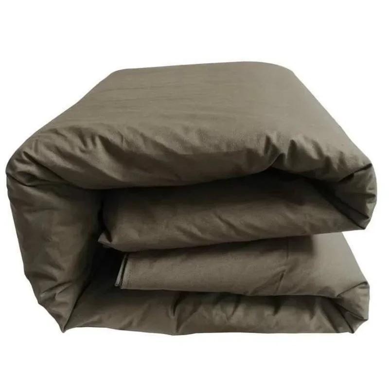Unit student dormitory cotton quilt army green civil disaster relief quilt, hot melt quilt