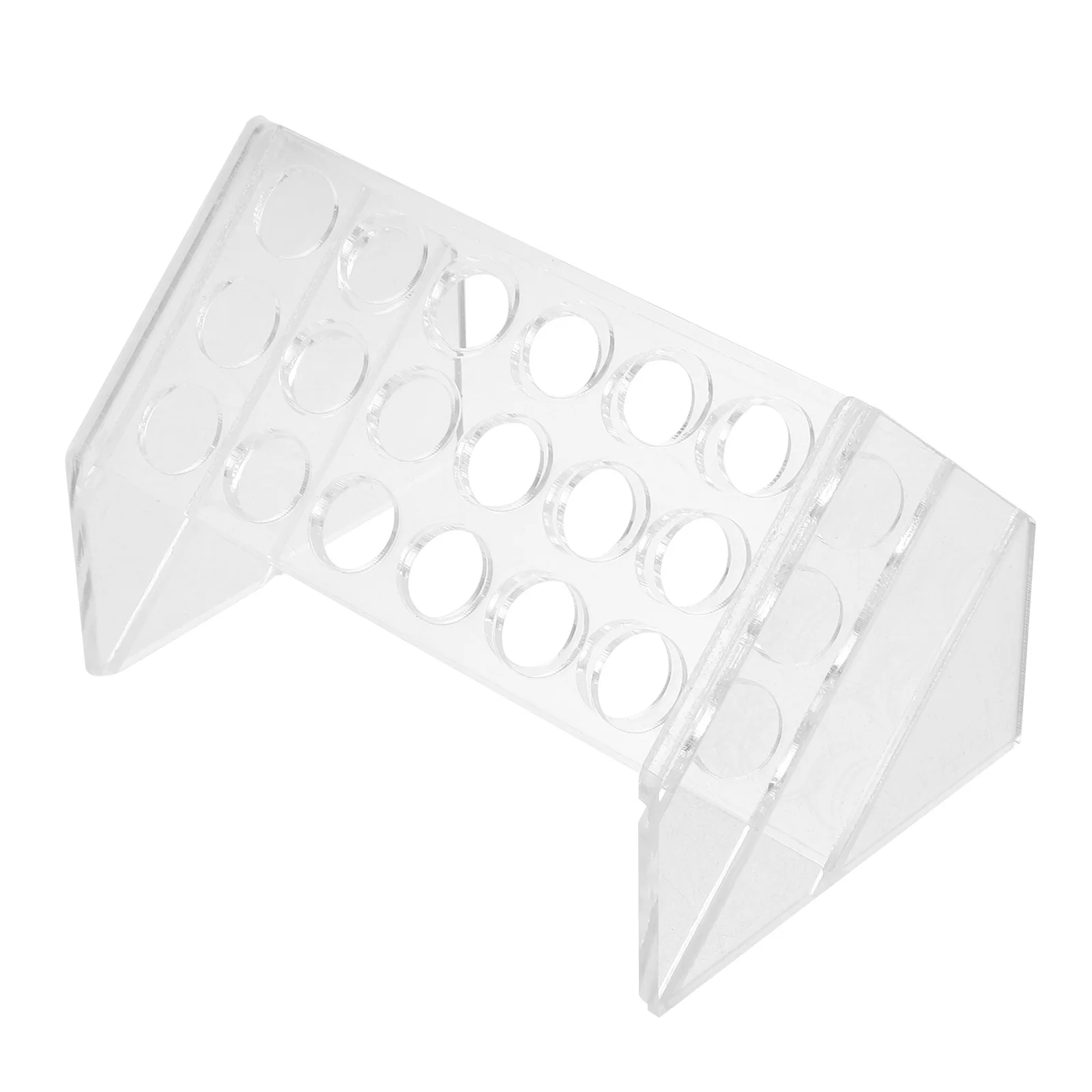

Tube Rack Angled Durable Test Tube Holder Lab Organizer for 10ml 15ml Tubes Laboratory Storage Stand