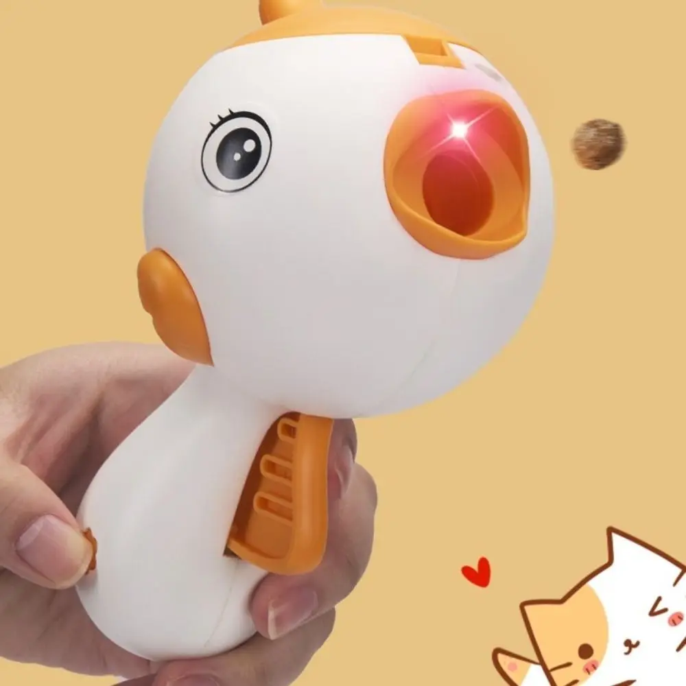 

Cat Teasing Device Handheld Dog Snack Launcher Cartoon Automatic Dog Snack Feeder Portable Plastic Interactive Toy Pet Training