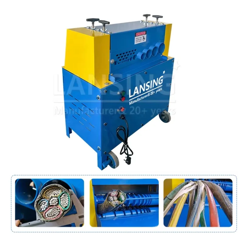 FC-70 Industrial Machinery Cable Recycling Machine Copper Wire Cutting And Stripping Machine High Efficiency