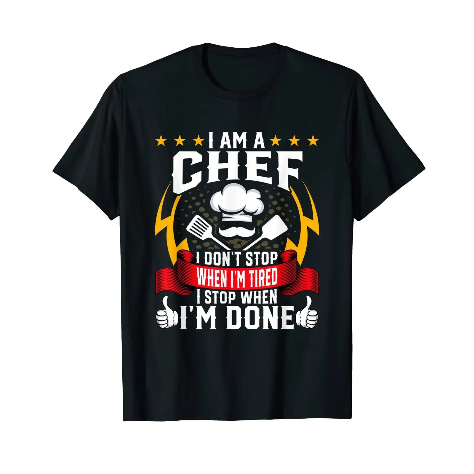 I'm a Chef Cook Sous Culinary Head Cuisine T Shirt vintage Washed fashion designer clothes Slightly streetwear Casual Unisex