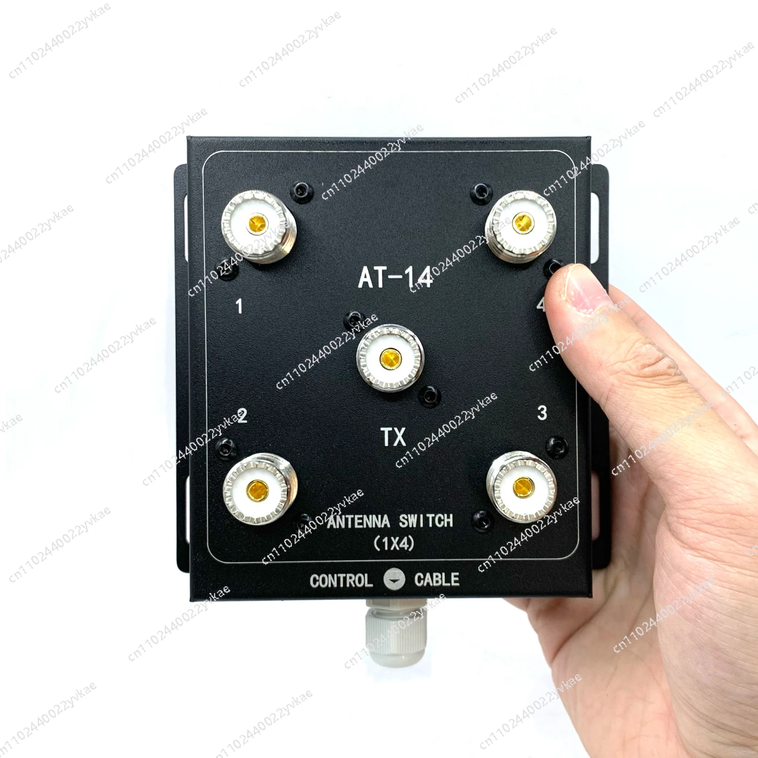 

AT-14 4-Way Coax Remote Antenna Switch Convenient Switching 1.8MHz-60MHz 500W PEP