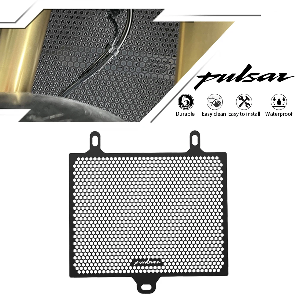 For Bajaj Pulsar 200 NS/200 RS/200 AS 200RS 200NS 200AS all year Motorcycle Parts Radiator Guard Shield Protector Grille Cover