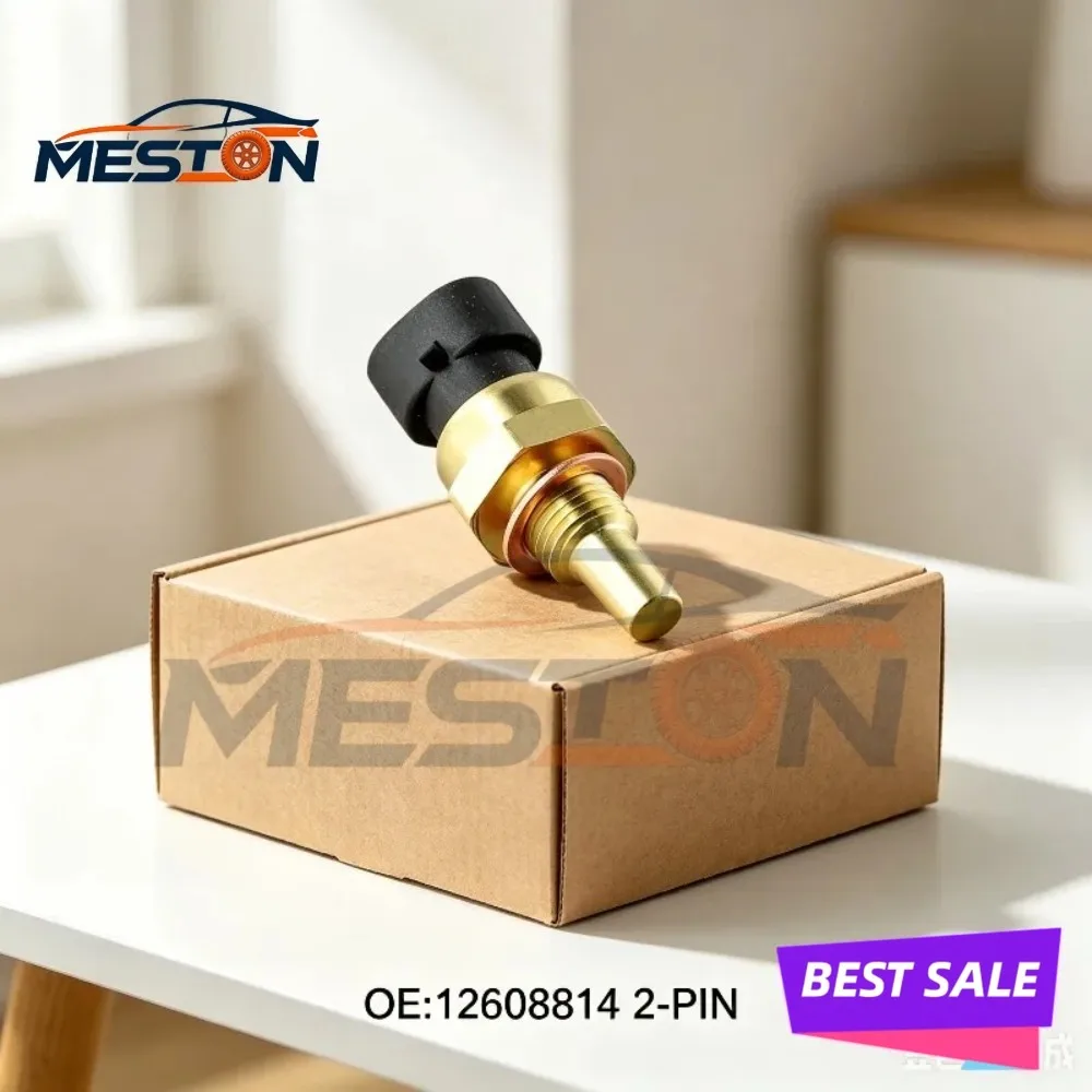 Durable Coolant Temperature Sensor 12608814 15326388 for Cadillac Chevrolet Engine Cooling System