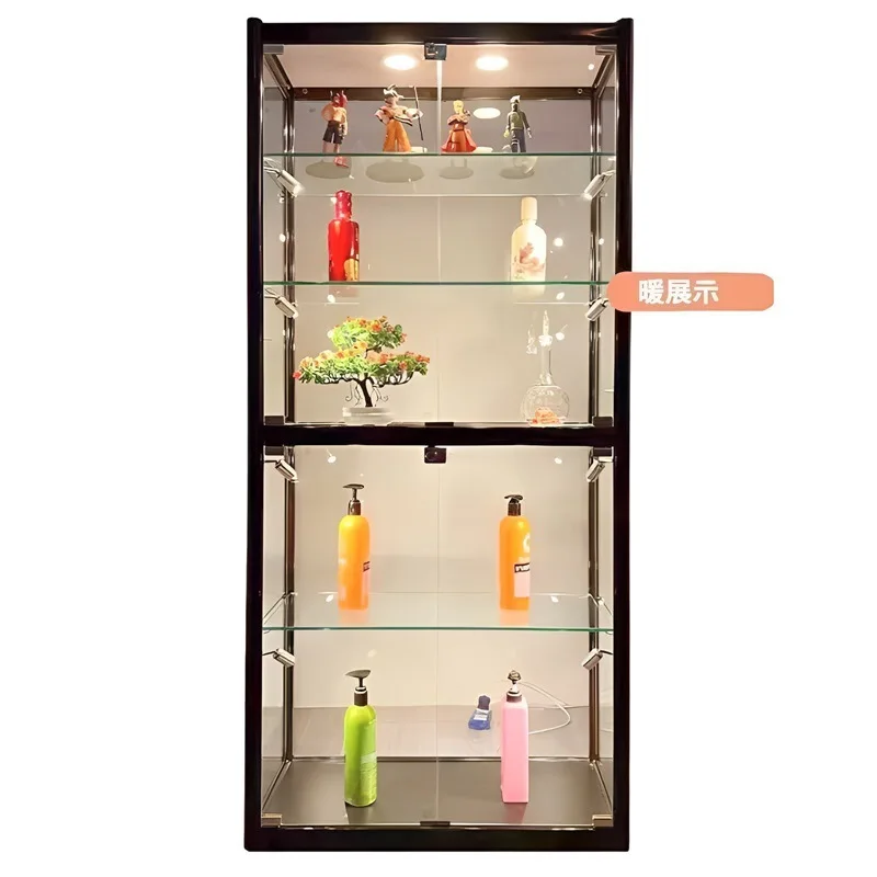 

Products with Lock Household Dust Lego Model Cabinet Figure Display Cabinet Display Cabinet Gifts Transparent Glass Display