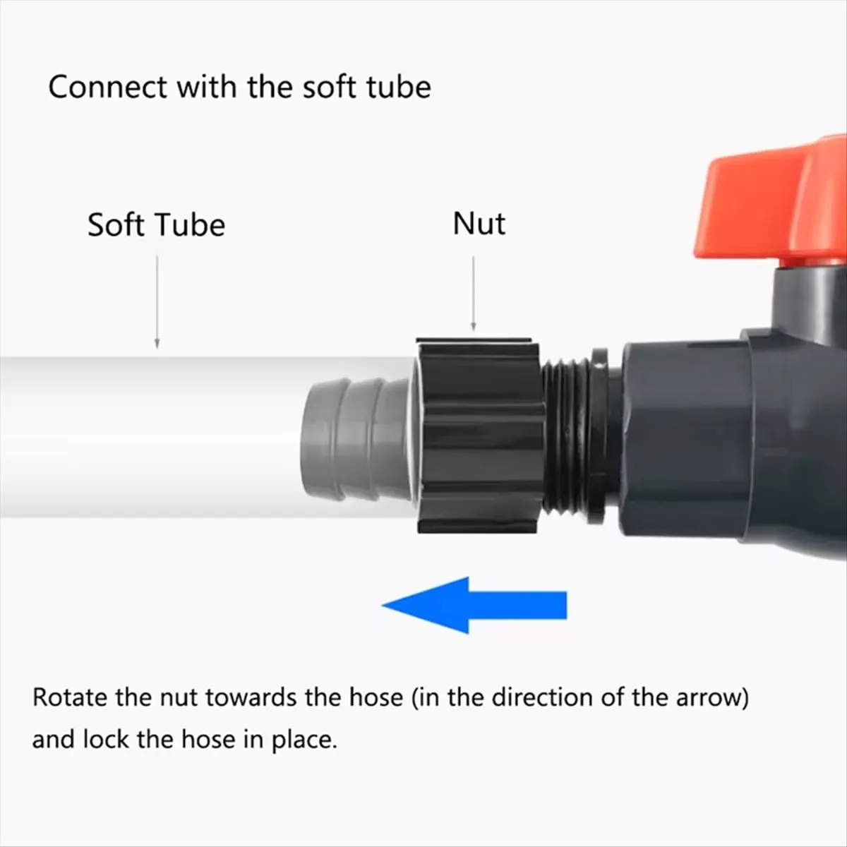 A56K 16mm Aquarium Air Water Regulator Tube Pipe Divider Adjustable Water Pump Filter Volume Control Valve