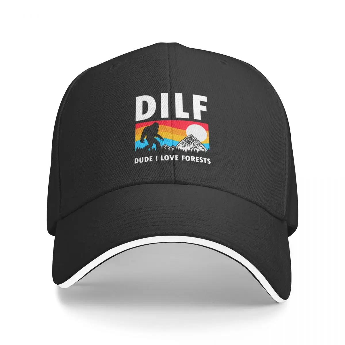 DILF Dude I Love Forests Baseball Cap sun hat Bobble Hat Sun Cap Man Women's