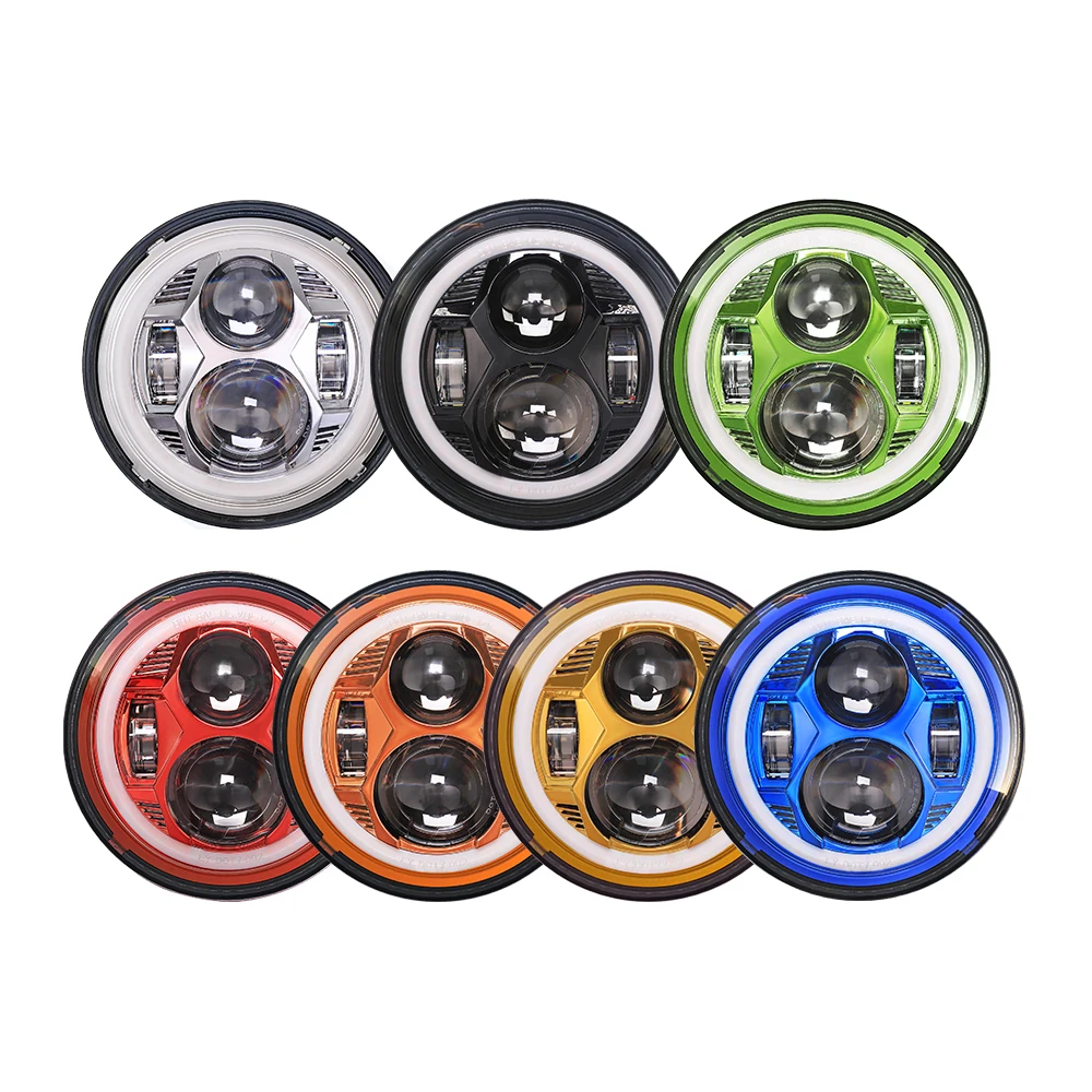 STLF Loyo High Lumen 7 Inch Round Led Light 12V 24V for Jk Jl Halo Led Headlight 7