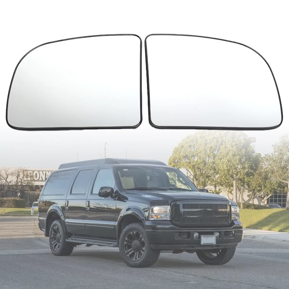 Side Heated Wing Mirror Glass Rearview Glass For FORD EXCURSION 2000-2005 For FORD F-250 F-350 F-450 F-550 SUPER DUTY 1999-2007