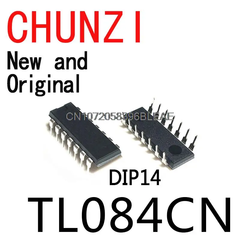 10PCS New and Original DIP14 TL084 DIP 084CN DIP IC TL084CN