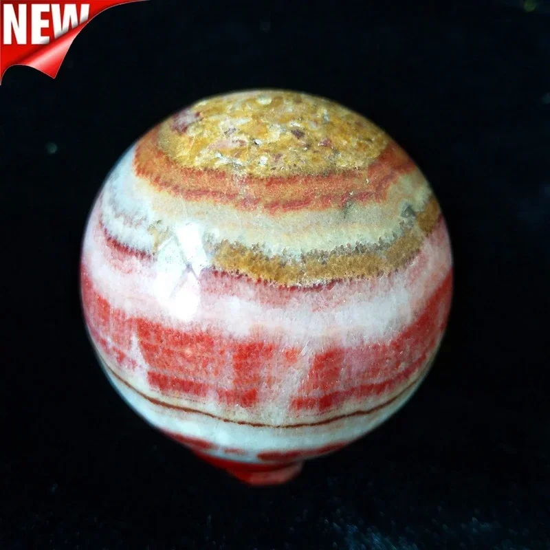 50/55mm Aaaaa+ Natural Rhodochrosite Stone Crystals Ball Stone Ball Home Decorated High Quality Stones Sphere