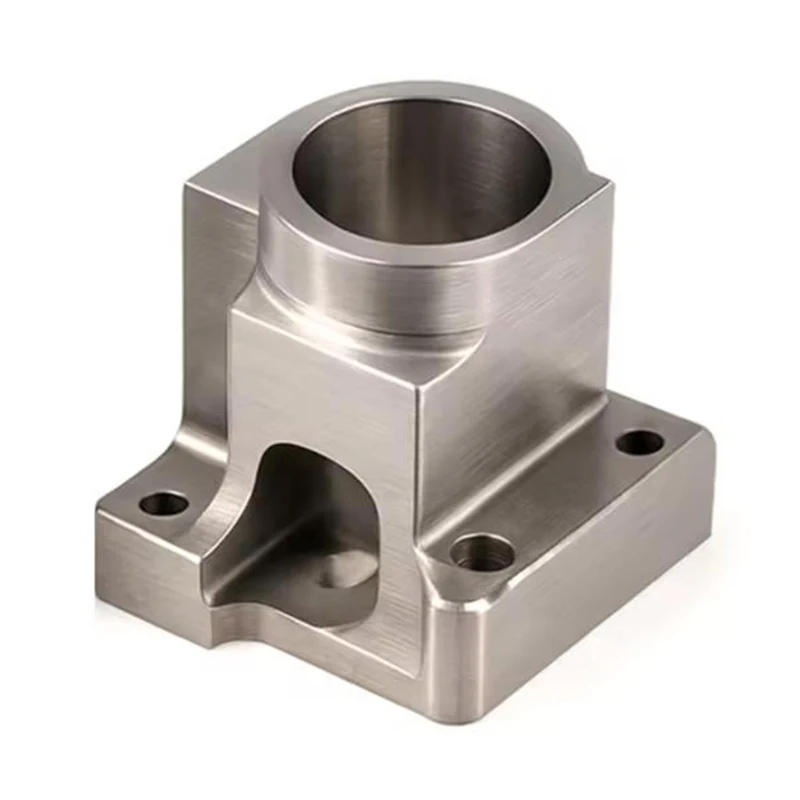 

Custom CNC Machined Stainless Steel Mounting Block High Precision Industrial Bracket Housing Mechanical