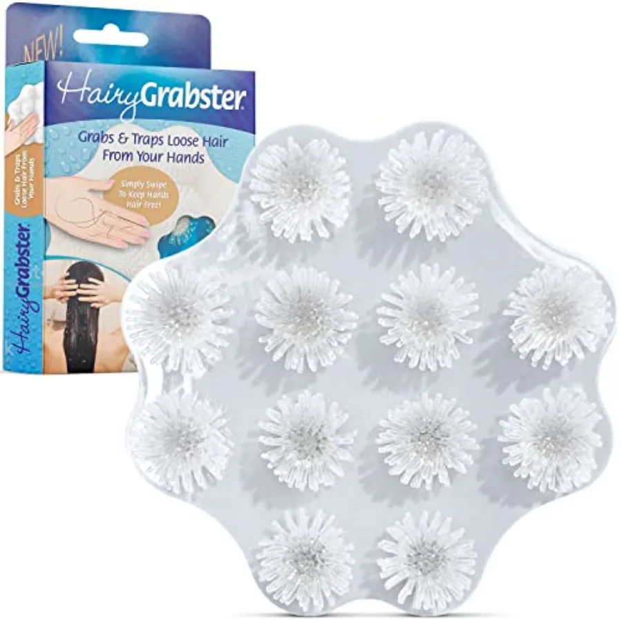 As Seen on Shark Tank Hair Shower Drain Hair Catcher, Hair Stopper Bathtub Drain Protector, and Catcher Drain Cover Alternative