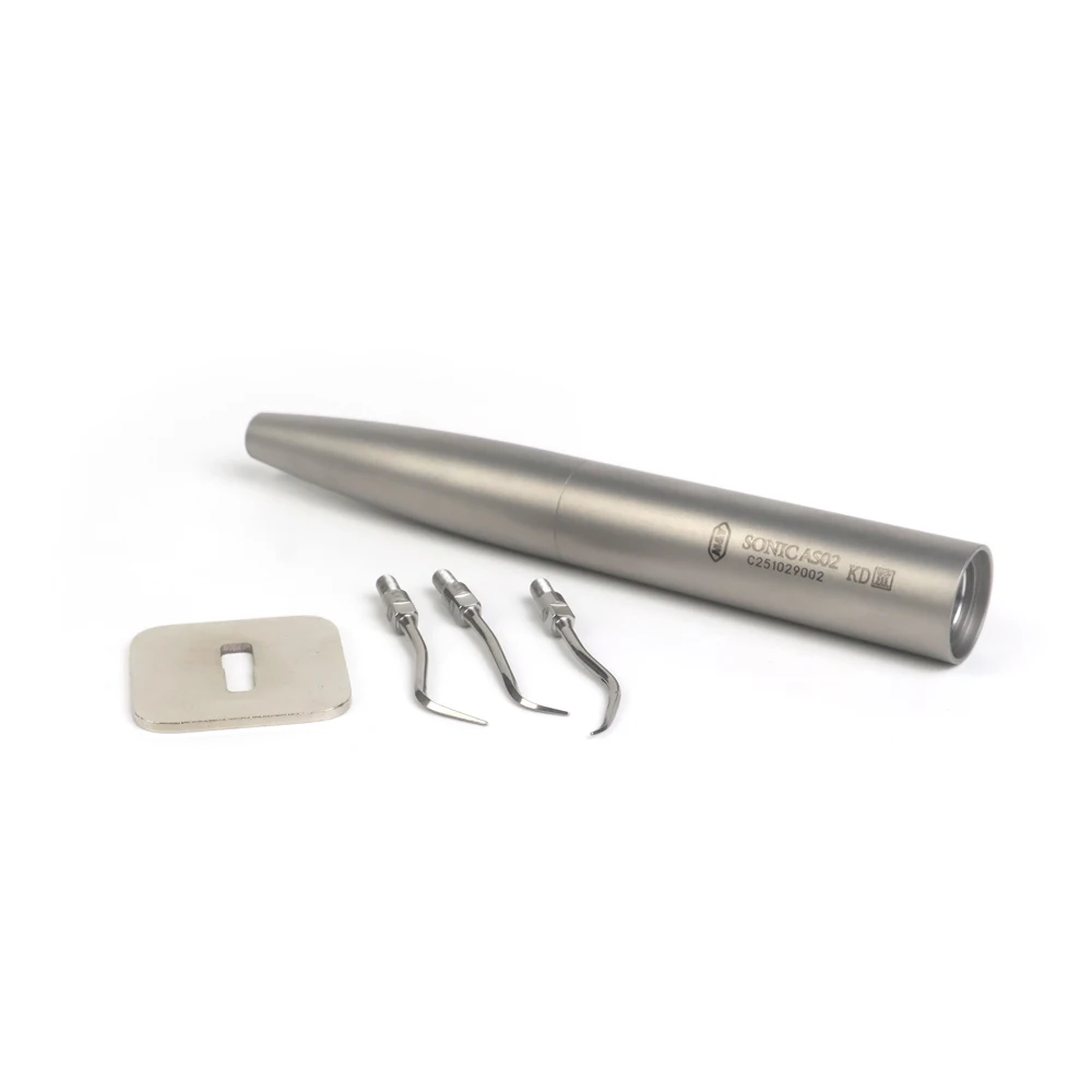 New Style Dental Air Scaler Handpiece For KV Coupling with 3 tips Scaling Technology High Frequency Pneumatic Scaler Optional