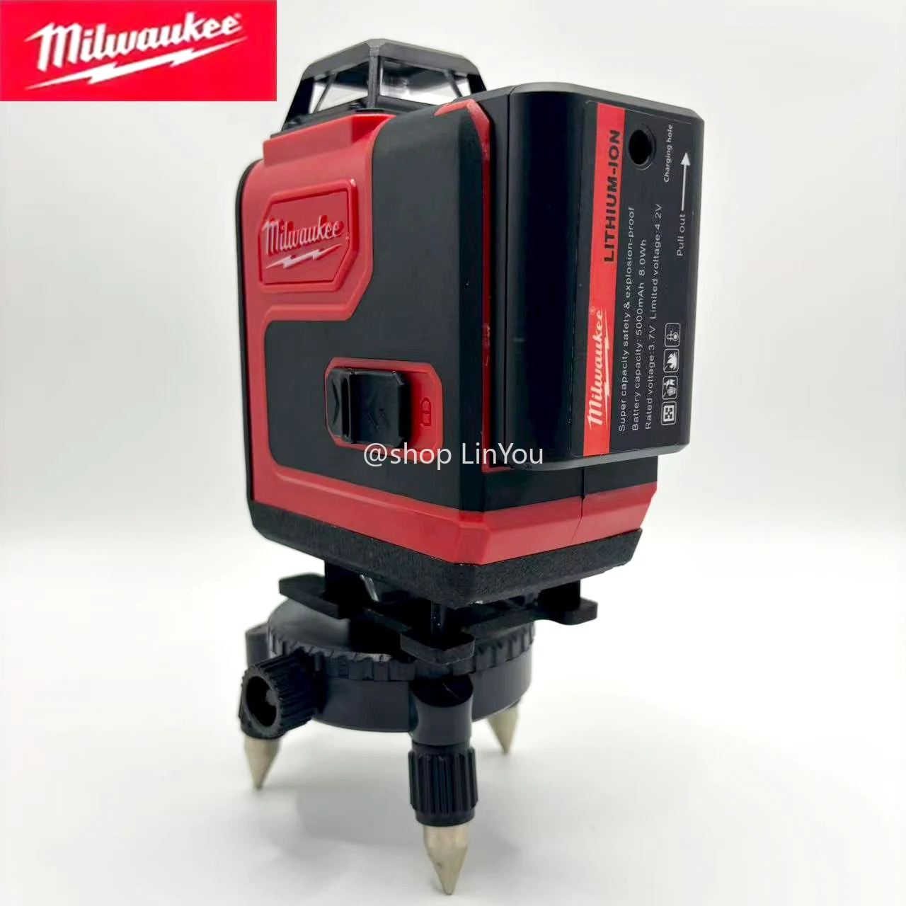Milwaukee nível laser verde 16 linhas 4d autonivelante 360 horizontal e vertical feixe de nível laser super poderoso