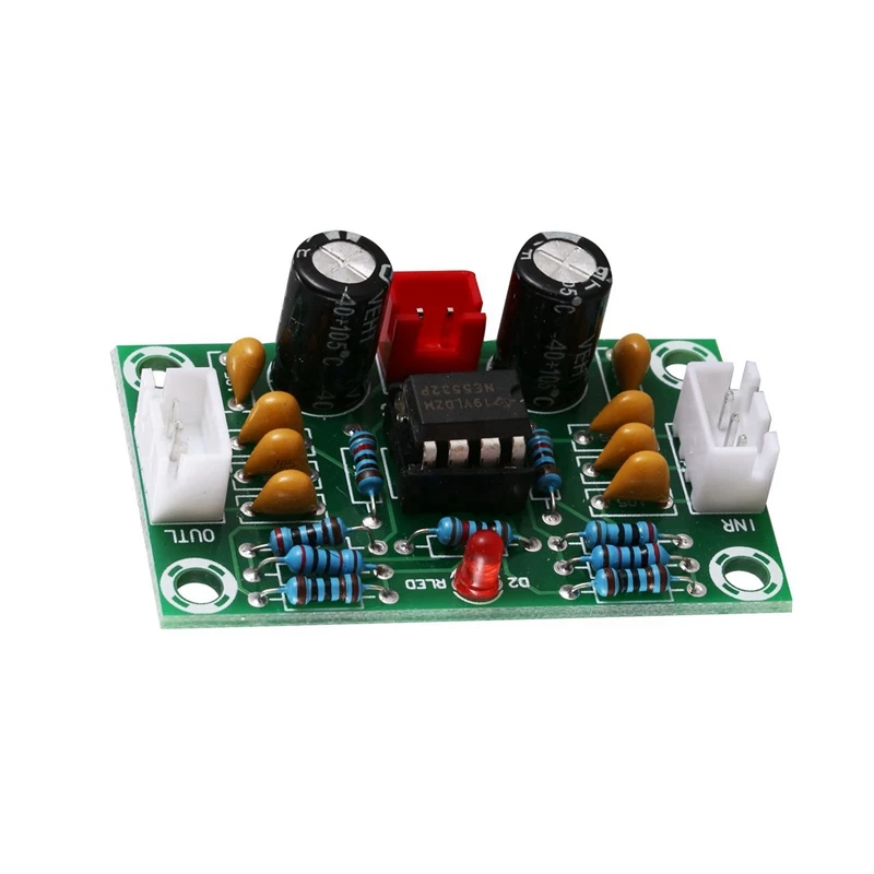 6X Mini Preamp Op Amp Module Amplifier Dual Channel NE5532 Preamplifier Tone Board 5 Times Wide Voltage 12-30V