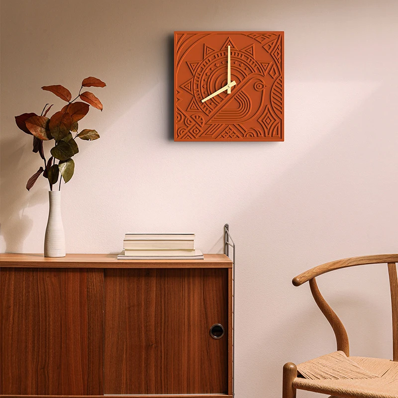 Vintage Fashion Wall Watch Simple Fashion Minimalist Creative Design Silent Clock Wall Modern Living Room Horloge Home Decor