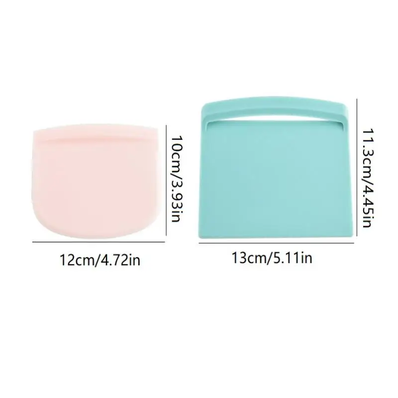 3 in 1 Pro Pasta Pasta Raschietto/Taglierina/Tritatutto Strumento di cottura in acciaio inossidabile per dividere la miscelazione della farina Torta Pane Pizza Impasto