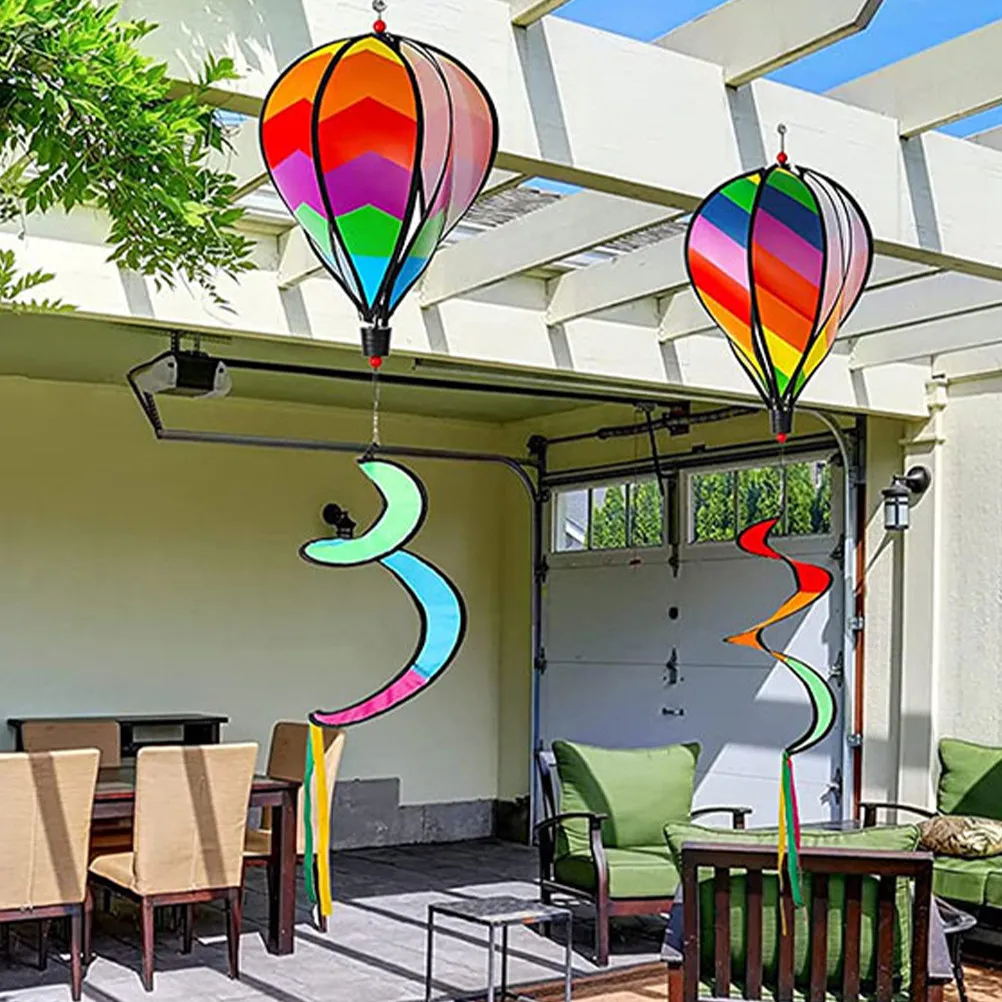 

Набор из 3 декоративных вращающихся воздушных шаров-спиннеров для сада, красочные украшения для уличных вечеринок