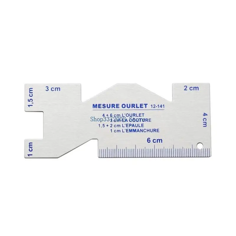  Professional Aluminum Ruler Quilting Ruler for Clothing Pattern Making Measure