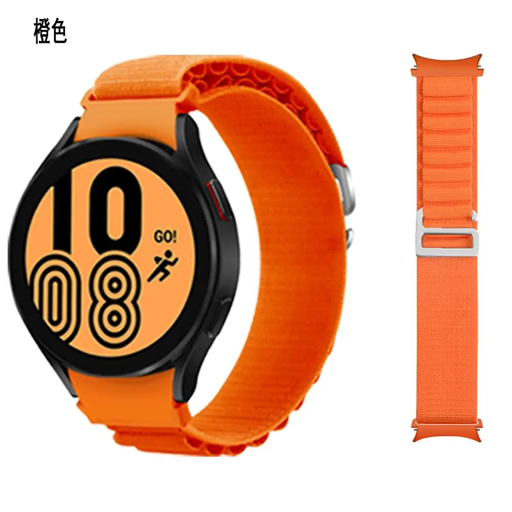 

20mm watch band for Samsung Galaxy watch 5 4 6 44mm 40mm Alpine loop nylon bracelet watch 4 6 classic 5 Pro 43/4745/ 46mm Strap