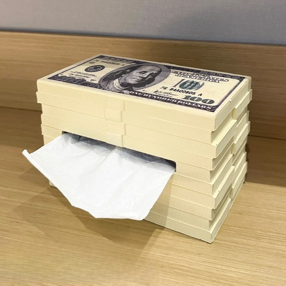

Креативные коробки для салфеток в стиле стопки денег, ретро-держатель для салфеток в виде купюр, забавный настольный диспенсер для салфеток для дома и офиса, подарки