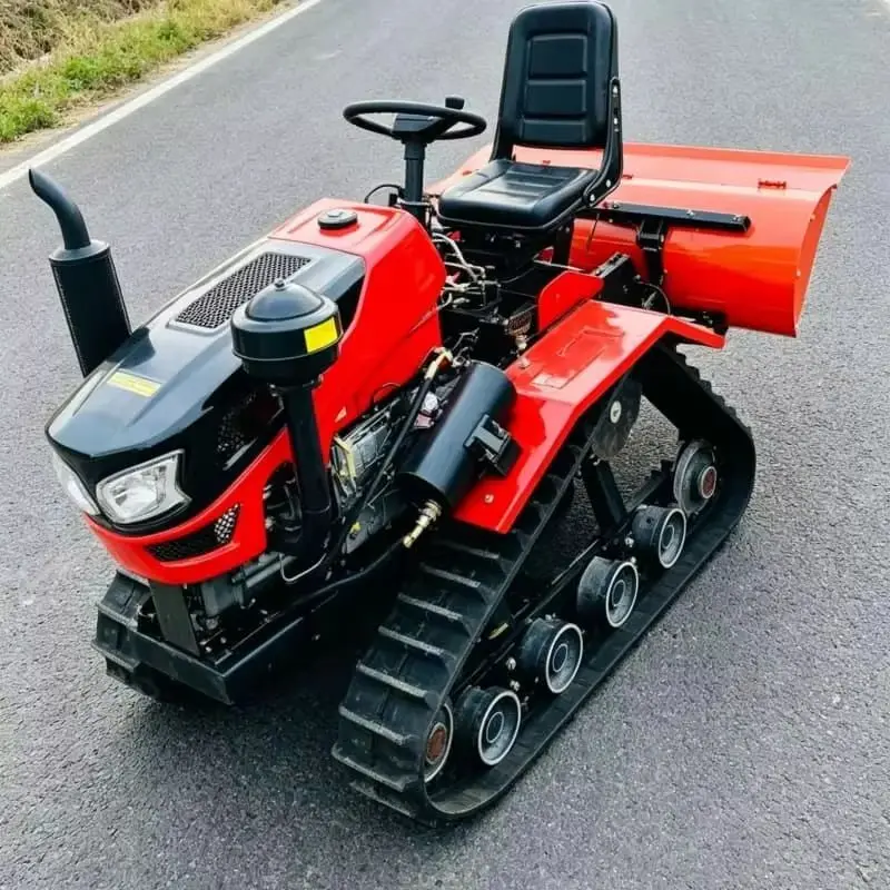 Customized Crawler Rotary Tractor, Energy-saving High-power Rotary Tiller, Farm Land Reclamation & Deep Tillage Equipment