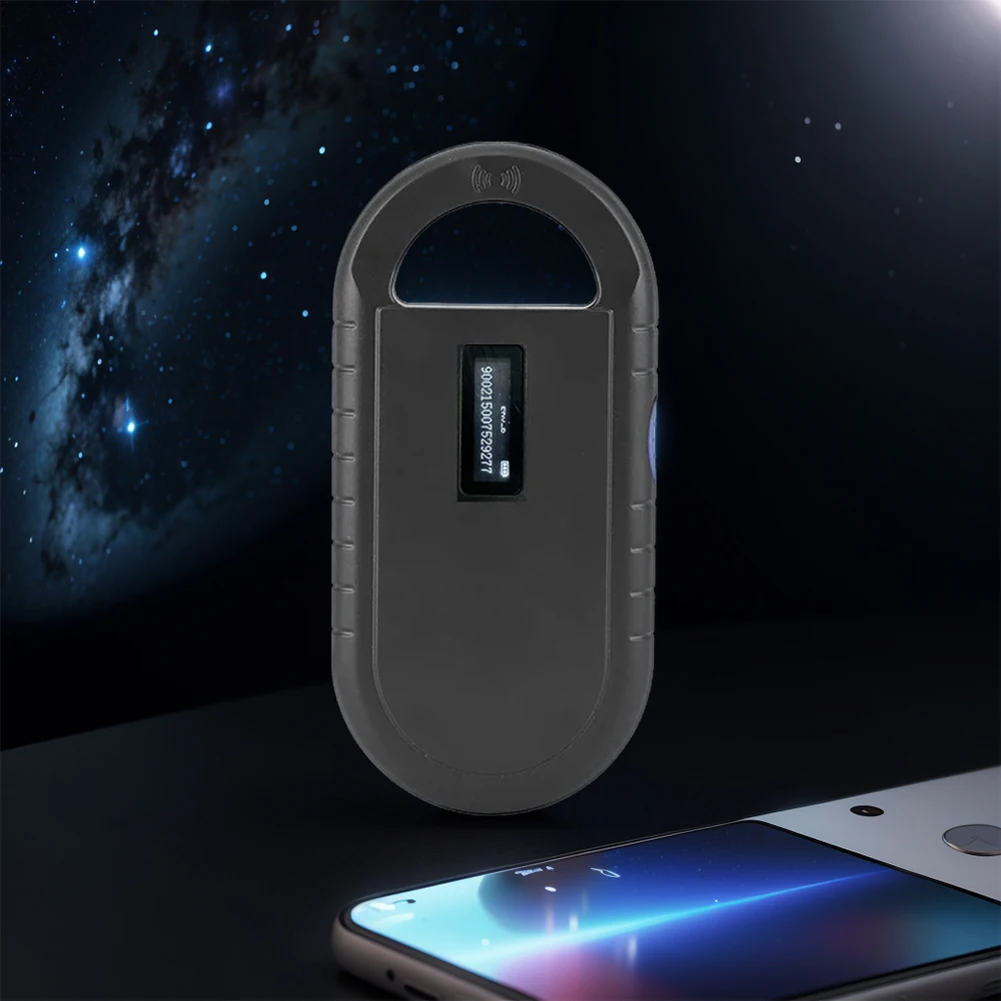 Pet Microchip Scanner Rechargeable 134.2kHz 125kHz Reader with OLED Display for ISO FDX-B and ID64 Compatibility