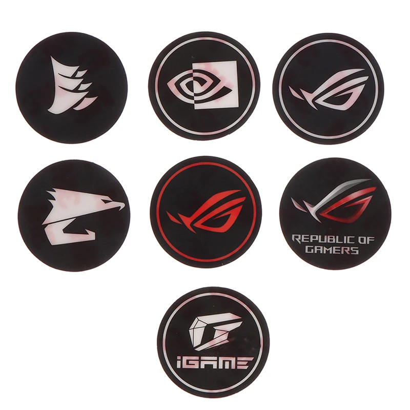 Alimentatore 80plus certificazione Computer Host Fan Sticker ventole di scarico etichetta Chassis Fan Stickers ventole per schede grafiche Sticker