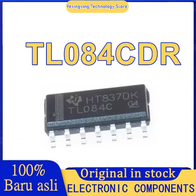 10PCS TL084CDR TL084C TL084 084CDR TL IC CHip FET-Input Operational Amplifiers SOP14 in Stock 100% New Originl