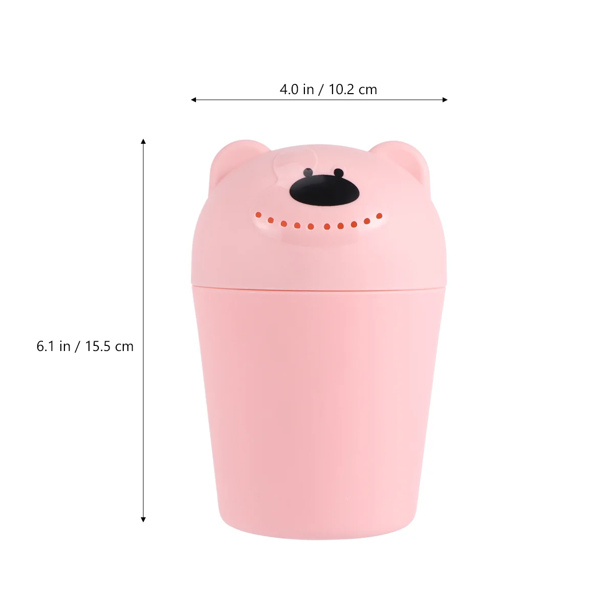 Baby Bath Rinse Cup Cartoon Bear Shape Multi-Functional Shampoo Scoop Sprinkler Easy to Hold Material Comfortable Grip