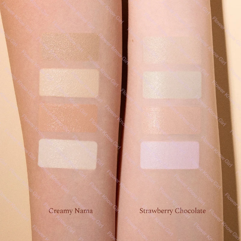 スウィーティーベア 4色コンシーラーパレット フラワーノーズ フェイスメイクアップセット スポットコレクティング ハイライティング コントゥアリング ビューティーメイクアップツール