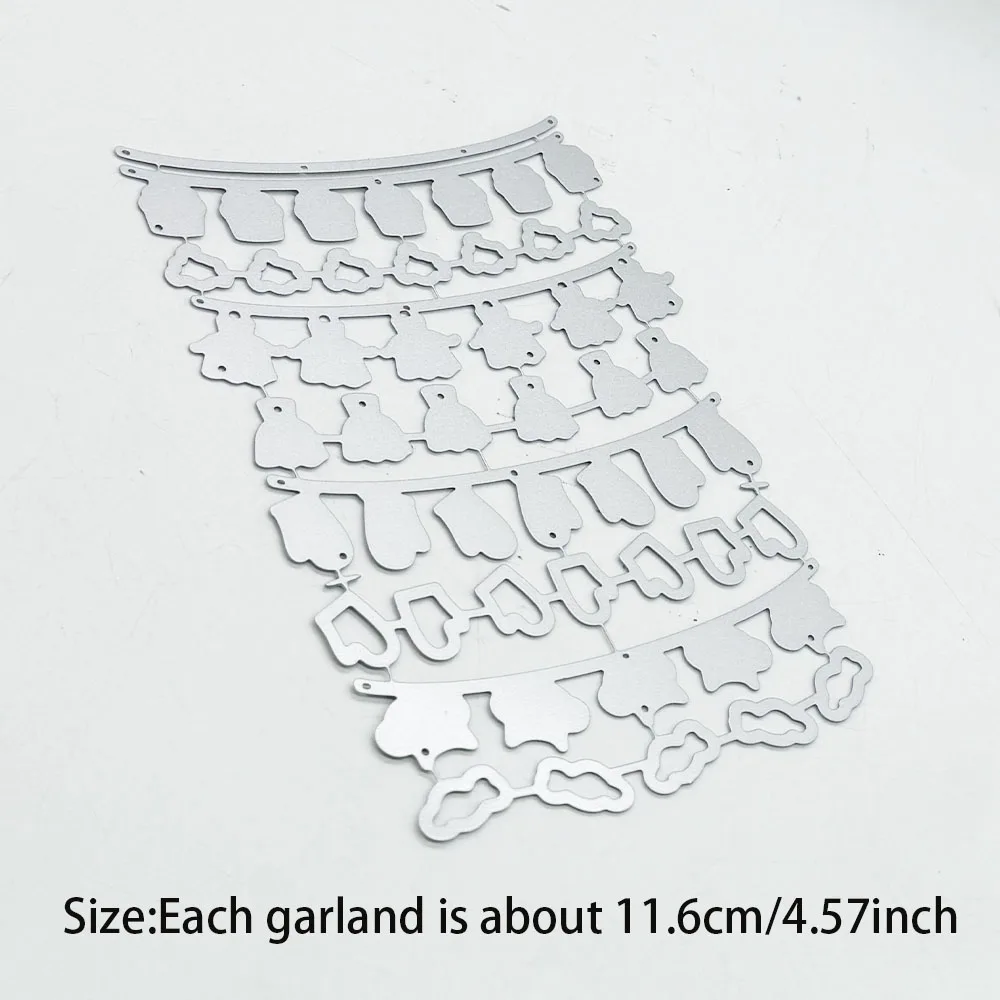 KSCRAFT Baking Garlands Cutting Dies Stencils for DIY Scrapbooking Decorative Embossing DIY Paper Cards