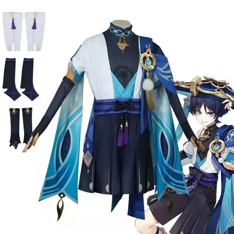 Anime Yuanshen Wanderer Cosplay Sumi Scatter Cos Spiel Anzug C Tuch Komplettes Set Animation Set