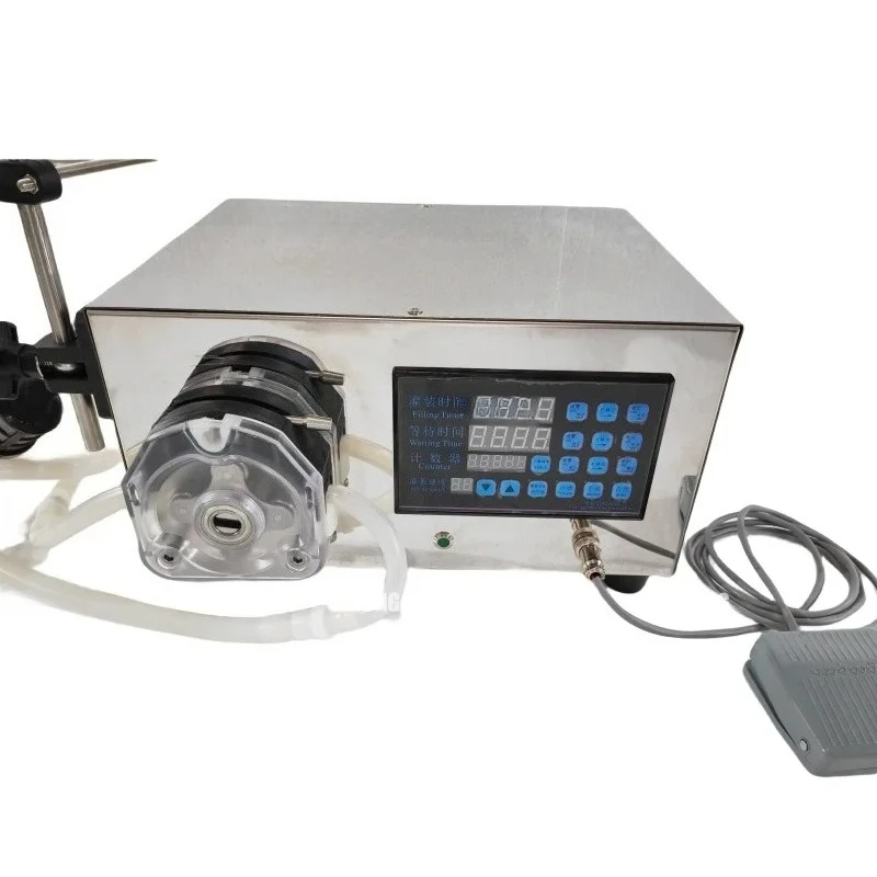 Resistant peristaltic pump for essential oils, perfumes,   s, small quantitative mechanical filling machine