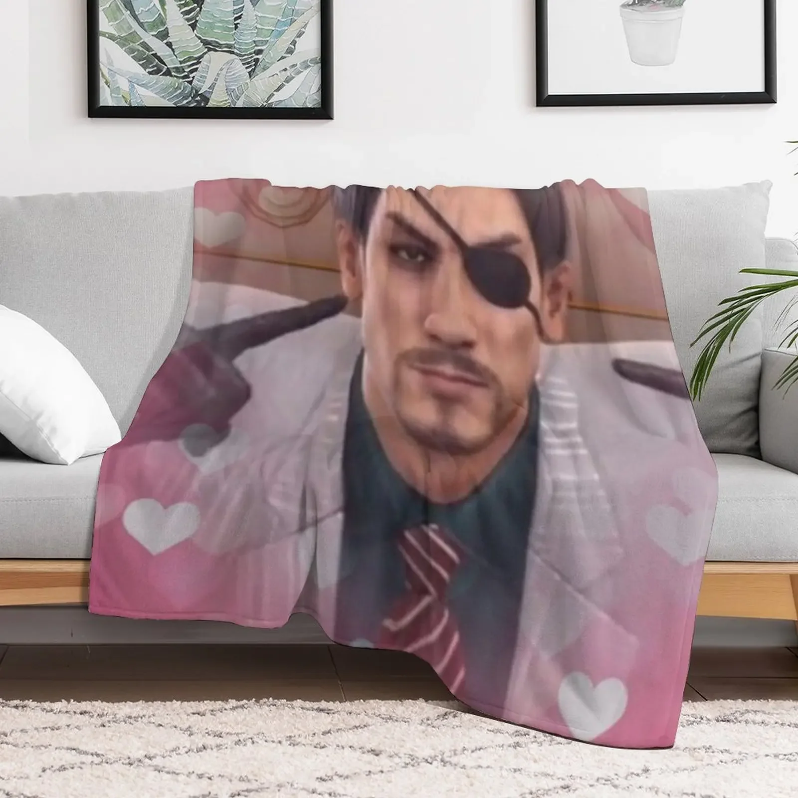 MajiLove - Goro Majima Yakuza Throw Blanket Vintage funny gift Blankets