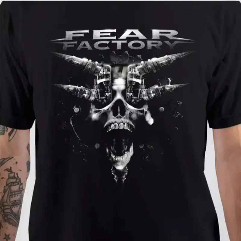 VTG Fear Factory band Unisex Short Sleeve T-shirt, size S-5XL