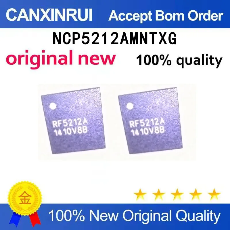

（5-100 pieces）Brand new original NCP5212AMNTXG silk screen N5212 QFN16