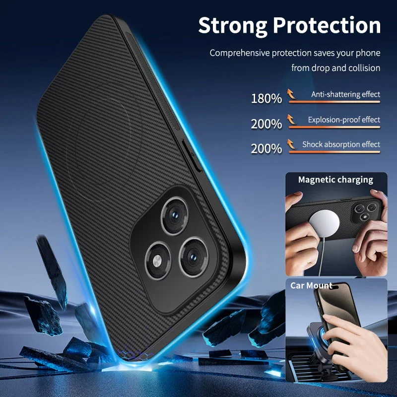 حافظة لهاتف OPPO A5m A5i A5x A20 A60 A80 A30x A40m A3x A6 Pro 4G 5G شحن لاسلكي مغناطيسي غطاء خلفي ناعم #3