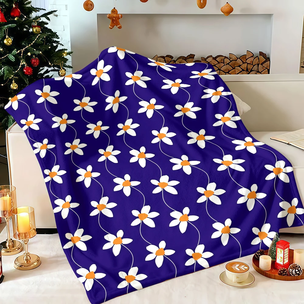 Vintage Poster High-Quality Velvety Extra Warm Durable Soft Blanket Perfect for Christmas Xmas Holiday Home Decoration