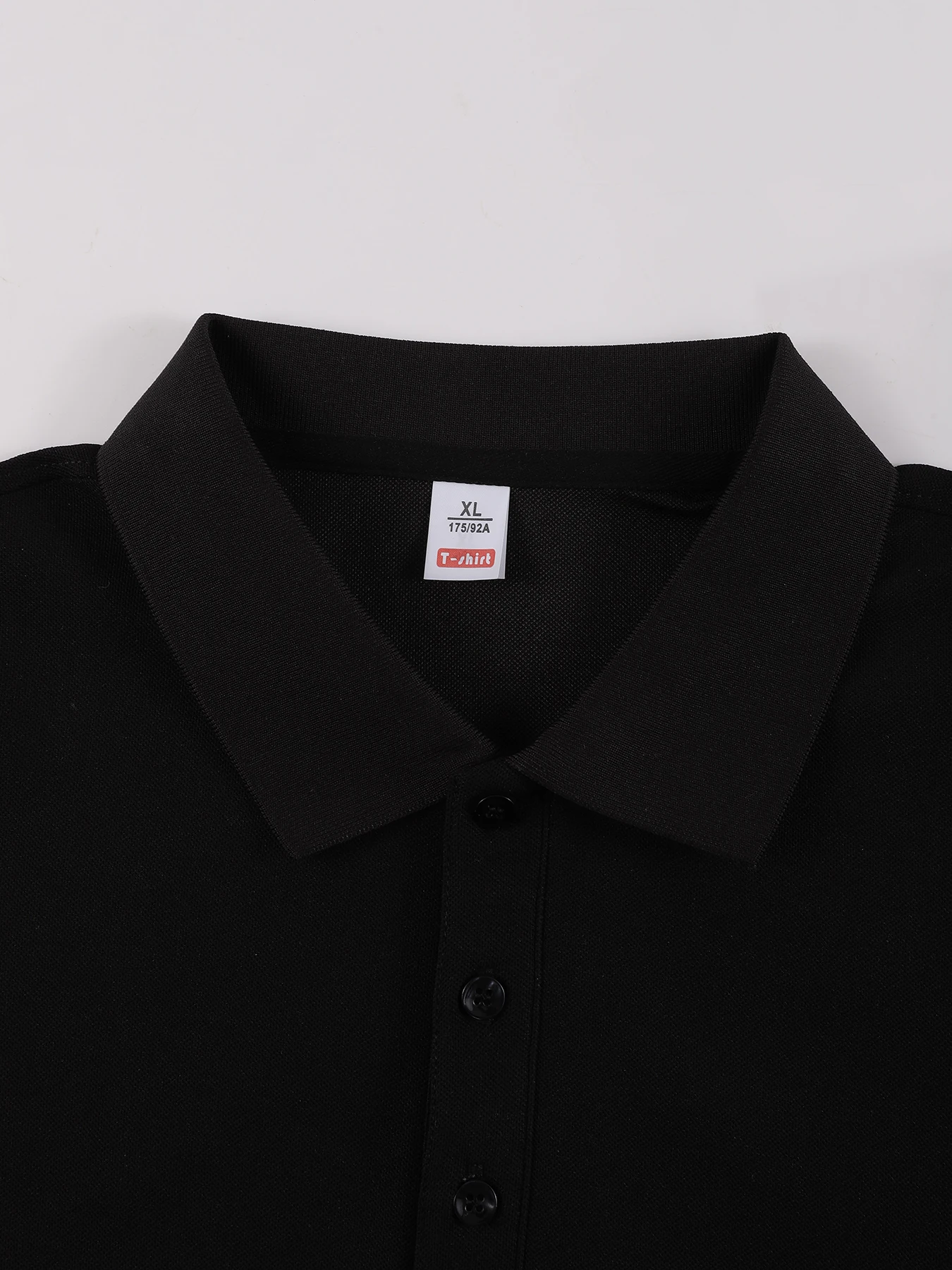 حرف A طباعة الرجال عكس قميص بولو البساطة كل مباراة قمصان الخريف أساسيات الملابس لينة عادية للجنسين موضة كم طويل #2