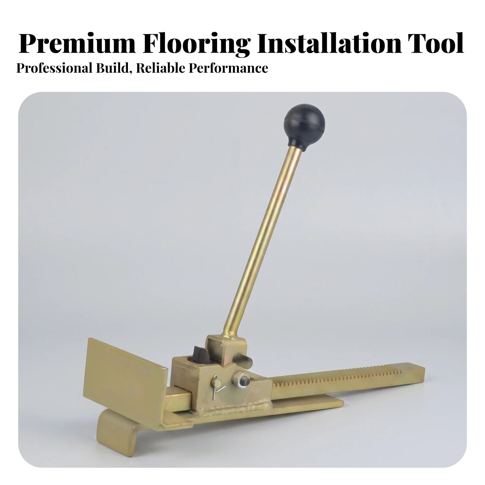 Floor Pull Bar with Lever Handle Compact Flooring Installation Tool Floor Installation Tool Non-Slip for DIYers, Home Renovation