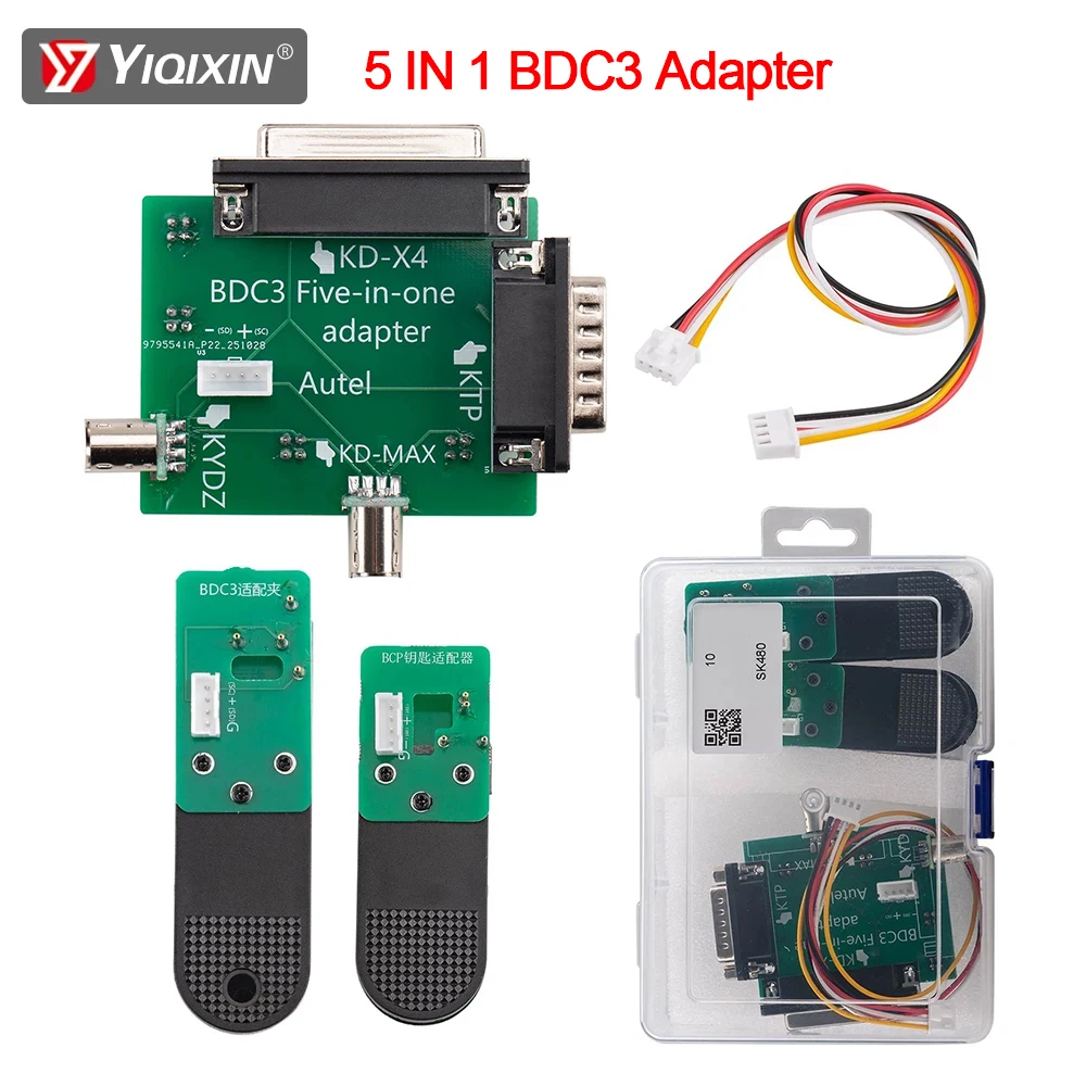 Adapter 5 w 1 BDC3 do programowania kluczy KD-X4 KYDZ BCP Adapter Bez Lutowania Do G42 G20 G30 G70 G05 Do Key Tool Plus IM608 IM508