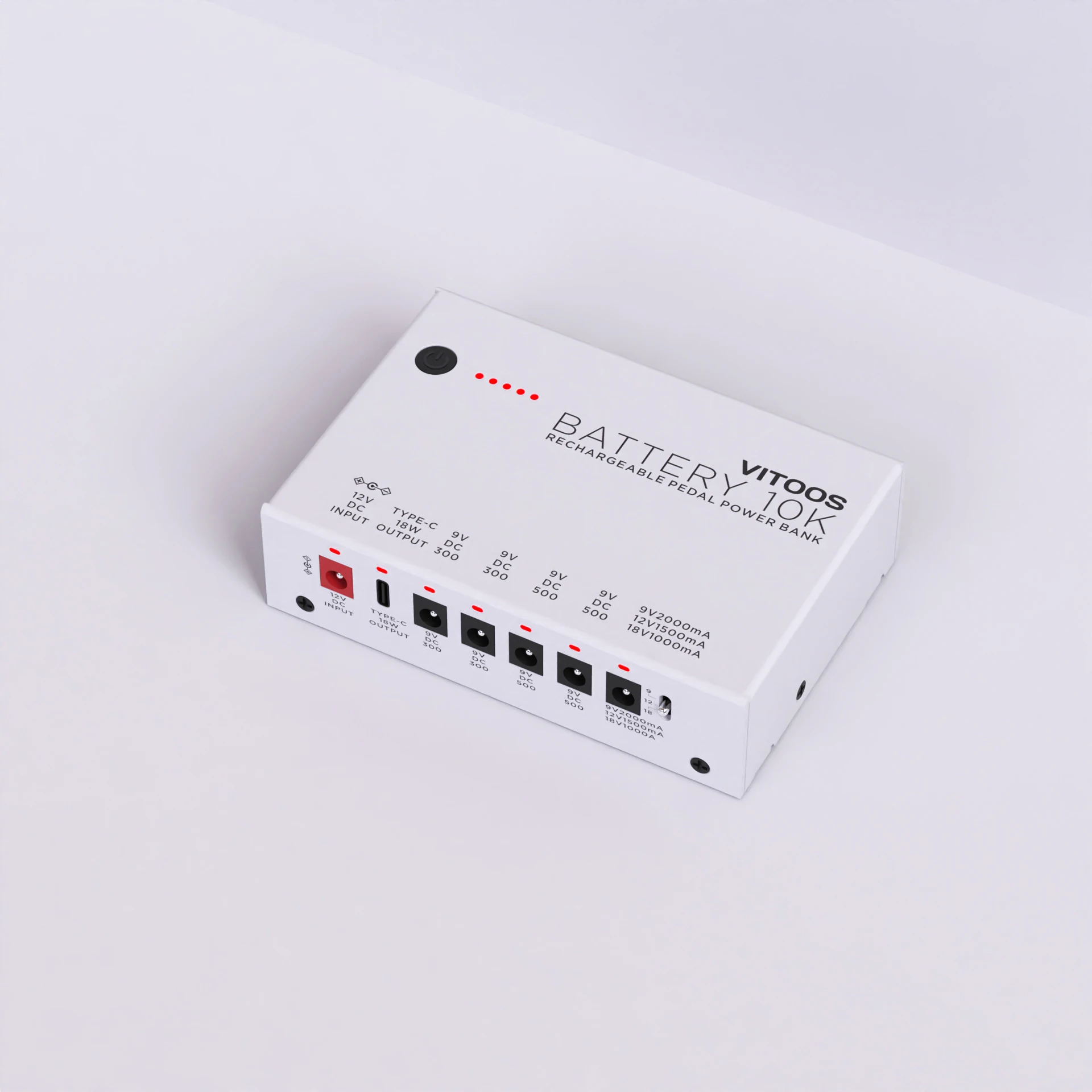 VITOOS BATTERY 10K Lithium Battery Effect Pedal Power Supply