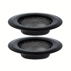 2Pcs Kitchen Sink Filter Stainless Steel Mesh Sink Strainer Filter Bathroom Sink Strainer Drain Hole Filter Trap Waste Screen