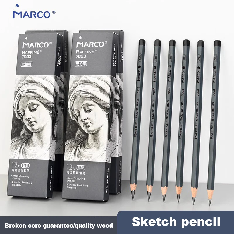 

2H HB B 2B 3B 4B 5B 6B 7B 8B 12B 14B Sketch Drawing Graphite Charcoal Pencils Set Drawing Sketching for Artists Beginners