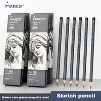 2H HB B 2B 3B 4B 5B 6B 7B 8B 12B 14B Sketch Drawing Graphite Charcoal Pencils Set Drawing Sketching for Artists Beginners
