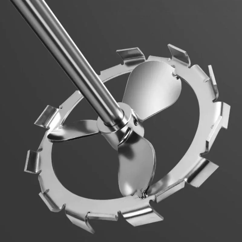 Integrated Composite Ring - 80mm 304 Stainless Steel High Shear Three-Blade Stirring Impeller Dispersing Disc